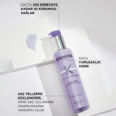 Cicaplasme Sarı Saçlar için Isıya Karşı Koruyucu Saç Bakım Serumu