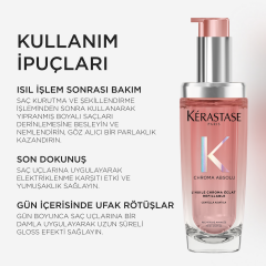 L'huile Croma Eclat Saç Yağı Yeniden Doldurulabilir Saç Bakım Yağı