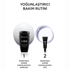 Bain Densite Homme Erkekler için Yoğunluk Kazandıran Saç Banyosu