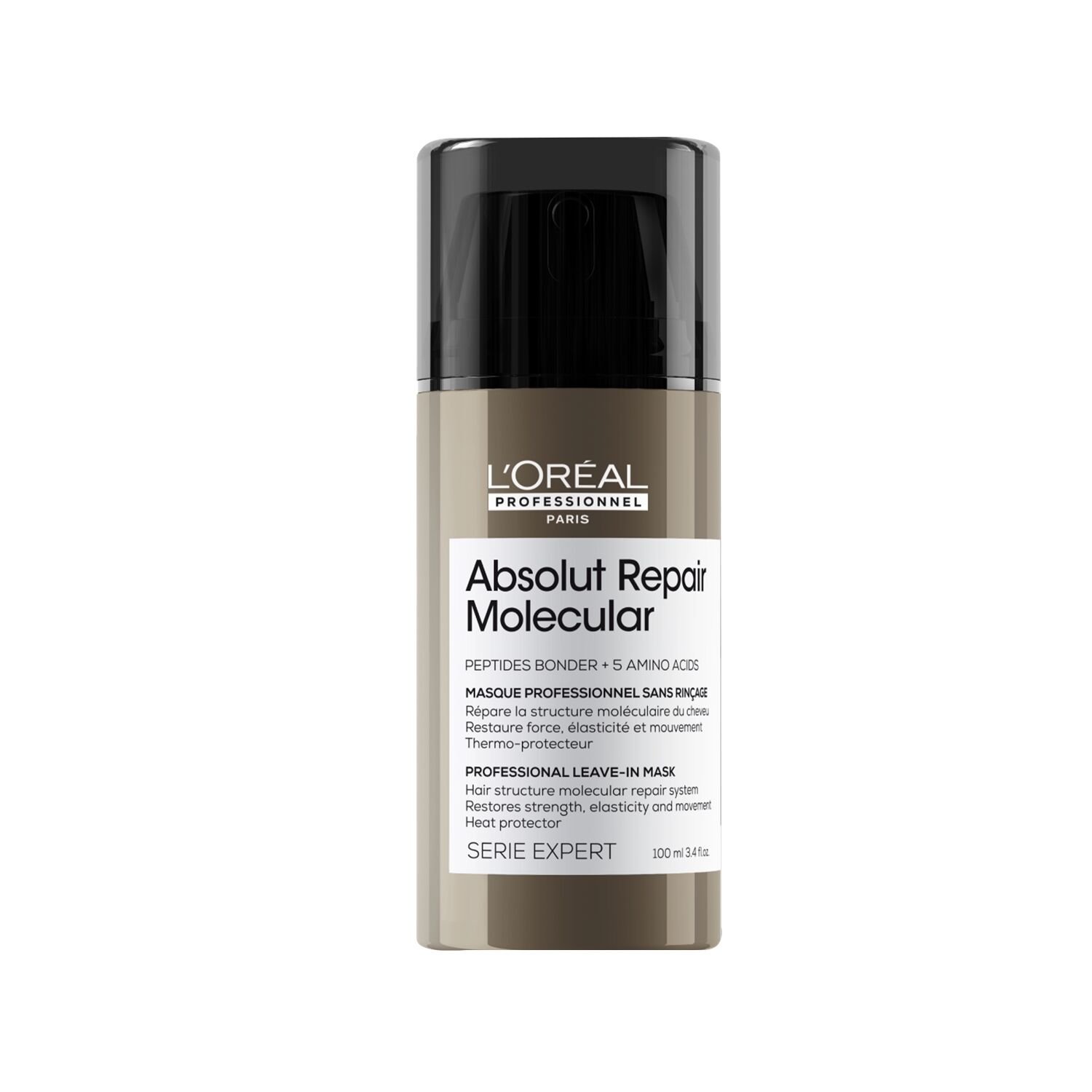 Absolut Repair Molecular Yıpranmış Saçlar için Durulanmayan Maske