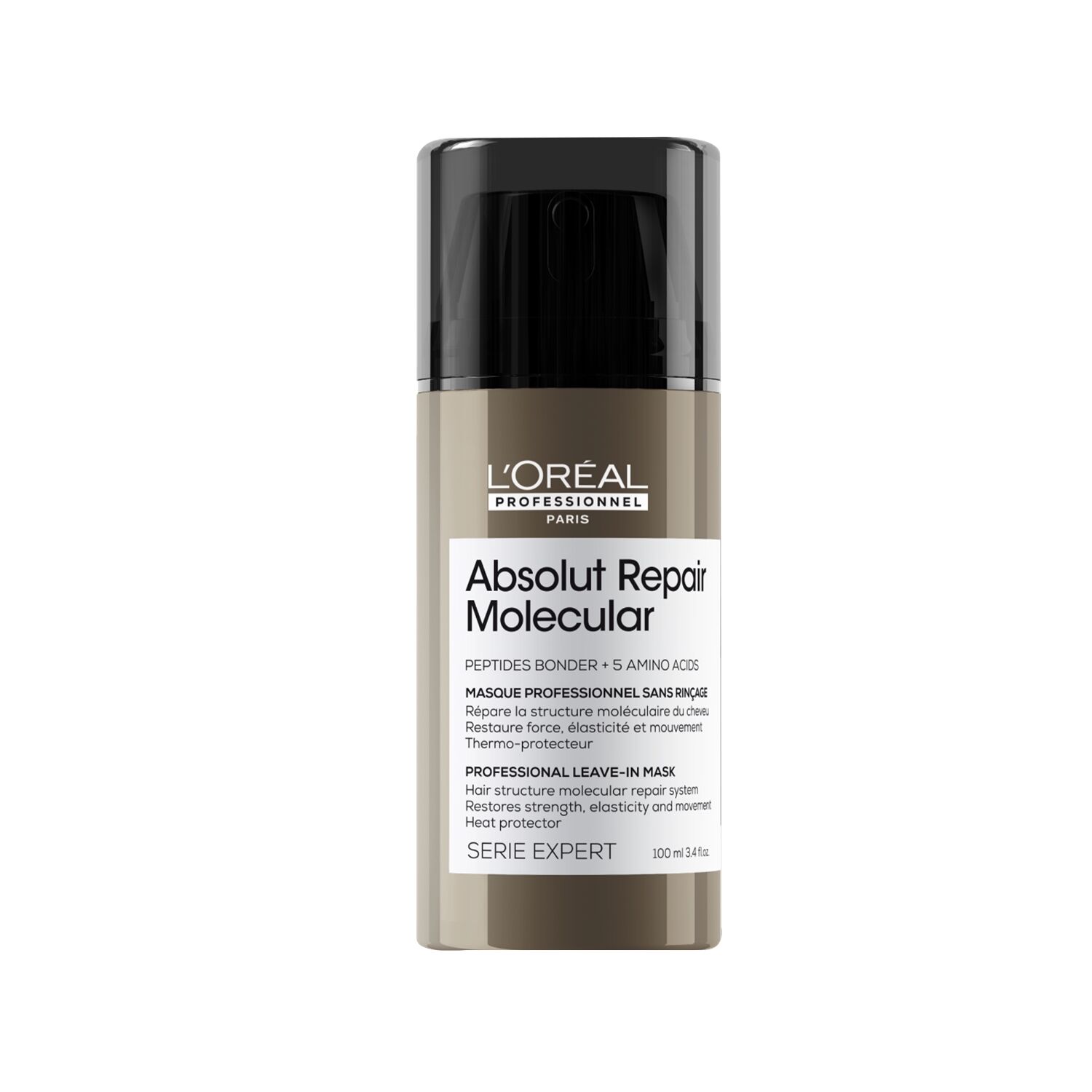 Absolut Repair Molecular Yıpranmış Saçlar için Durulanmayan Maske
