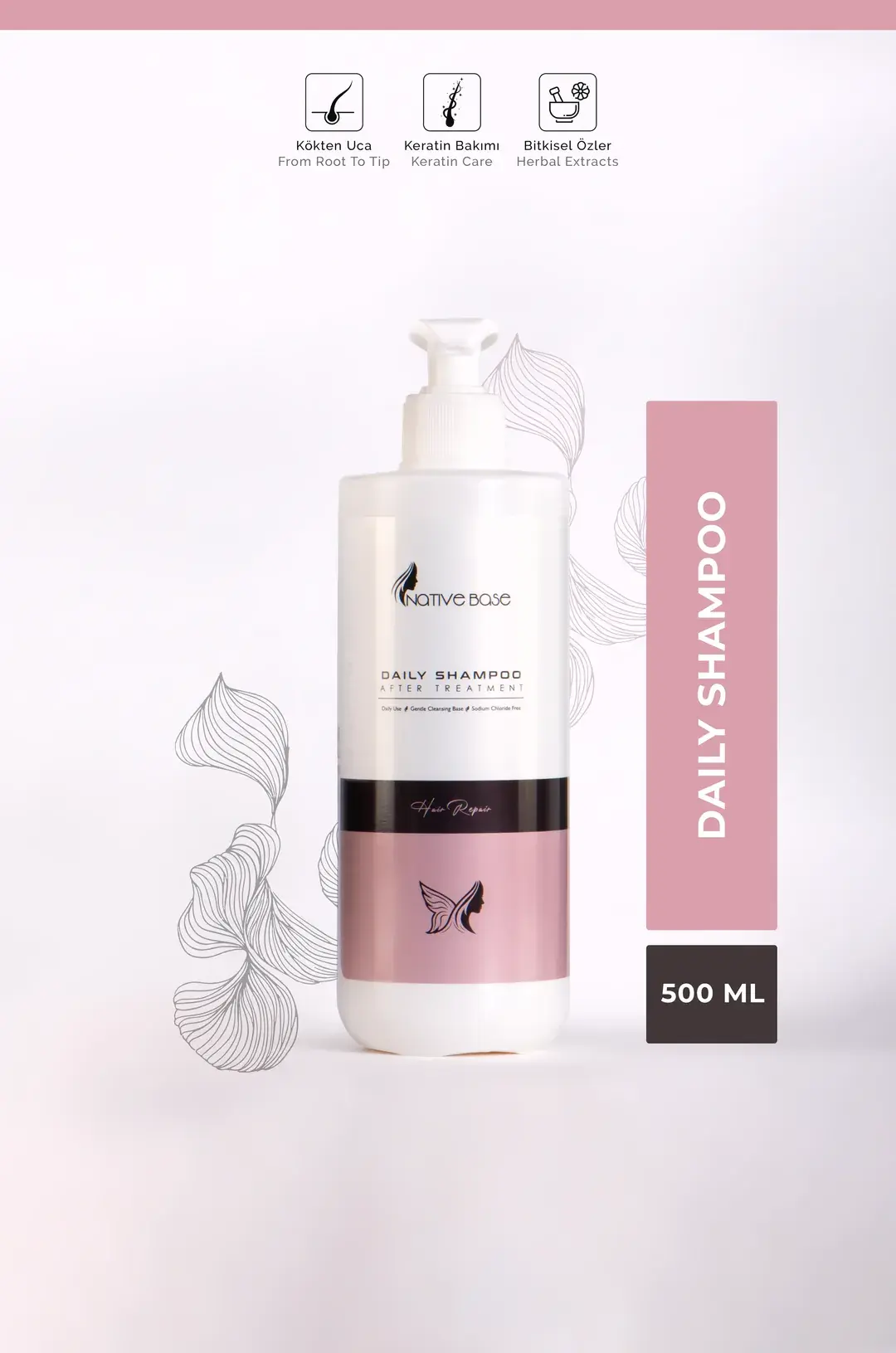 Native Base SÜLFATSIZ  Devam Şampuanı 500ml