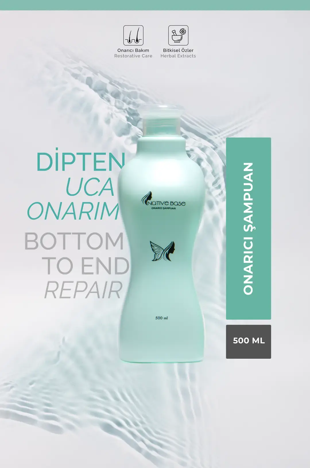 Native Base Repair Şampuan 500ml